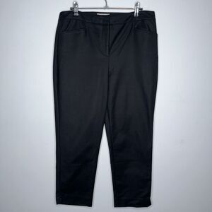 Fabulously Slimming By Chico’s Women’s Cropped Pants Black Size 0.5 (small)